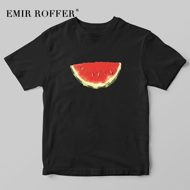 Fruit Watermelon Print T-shirt