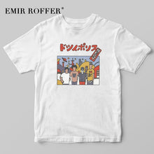 Load image into Gallery viewer, EMIR ROFFER Vintage Print Japanese Shirt Women Fashion Streetwear Harajuku Graphic Tee Summer Casual Female T-shirt Tops